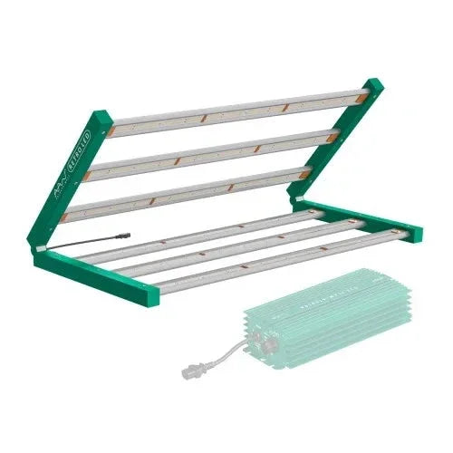Adjusta-Watt Retro 720W LED fixture with a maximum PPF output of 1890 µmol/s, dimmable via a compatible digital ballast.