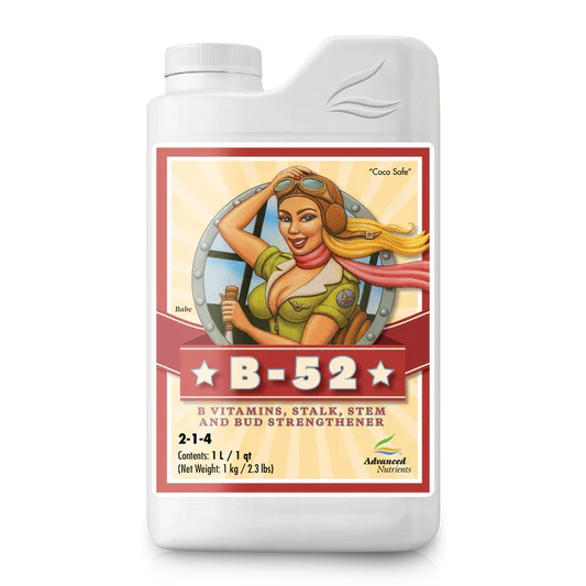 Advanced Nutrients B52 Feeding vitamins to plants results in huge rewards, especially during harvest time. B Vitamins