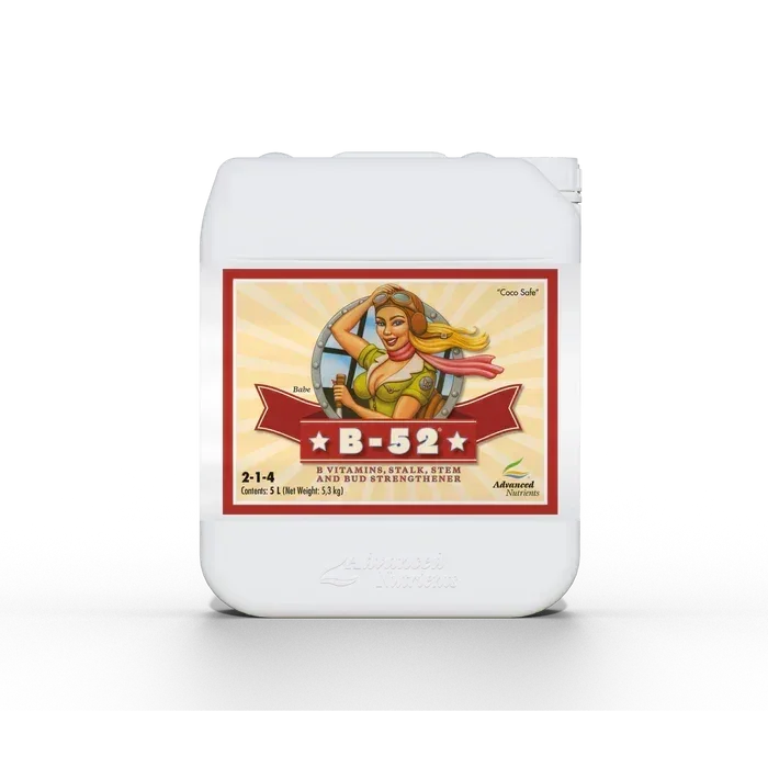 Advanced Nutrients B52 Feeding vitamins to plants results in huge rewards, especially during harvest time. B Vitamins