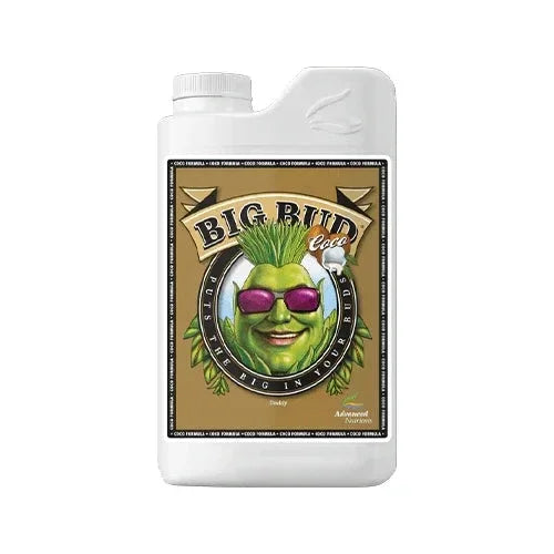 Advanced Nutrients Big Bud Coco Big Bud Coco takes the classic Big Bud formula and optimises it for use in coco coir. It