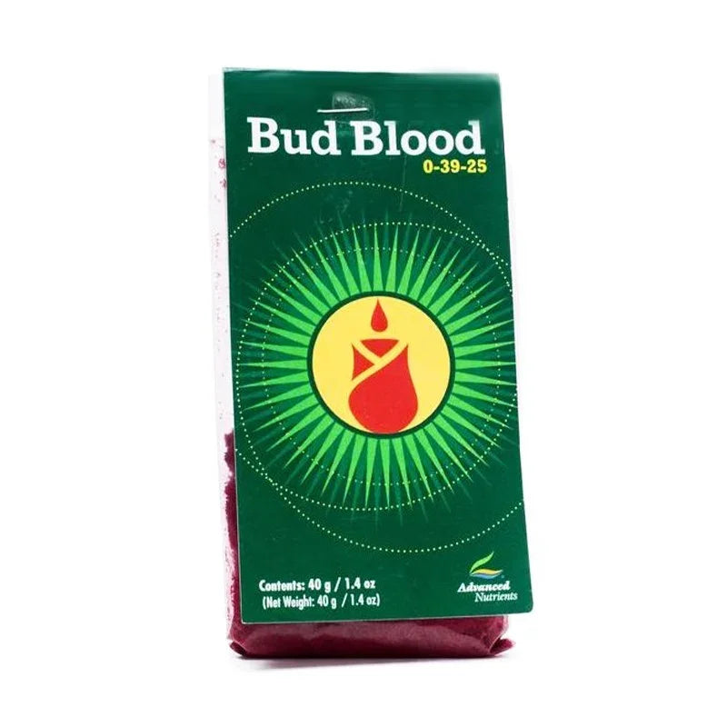Bud Blood 0-39-25 nutrient supplement package by Advanced Nutrients