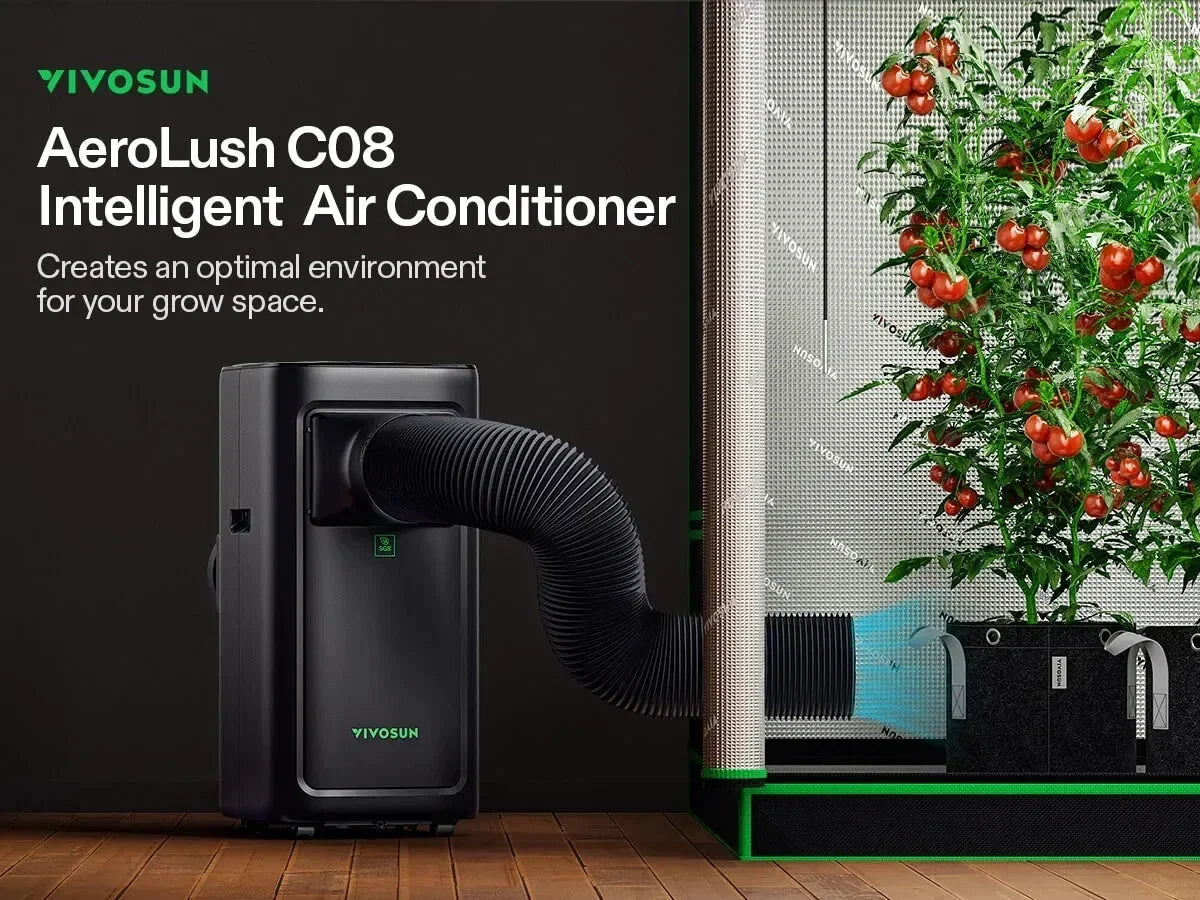 AeroLUSH C08 AirConditioner - Default Title - DiscountHydro.com - 698.99 - Environment Control, Environment Control > Humidifiers, Environment Control > Thermometers & Hygrometers, Vivosun