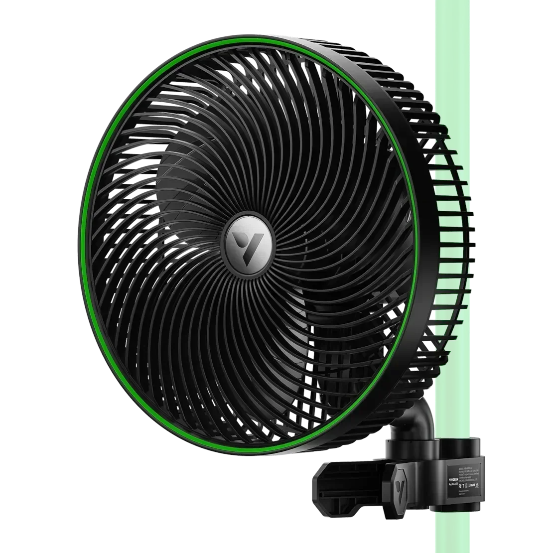 AeroWave Fan - E6 Oscillation Clip-on Fan - 6" White - DiscountHydro.com - 48.99 - Fans & Filters > Circulations Fans, Vivosun