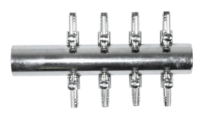 Air-Pump Manifold The Air-Pump manifold is ideal for splitting airlines coming from a larger air pump or compressor. It is