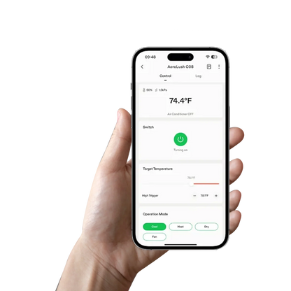 AeroLUSH C08 AirConditioner - Default Title - DiscountHydro.com - 645.00 - Environment Control, Environment Control > Humidifiers, Environment Control > Thermometers & Hygrometers, Vivosun