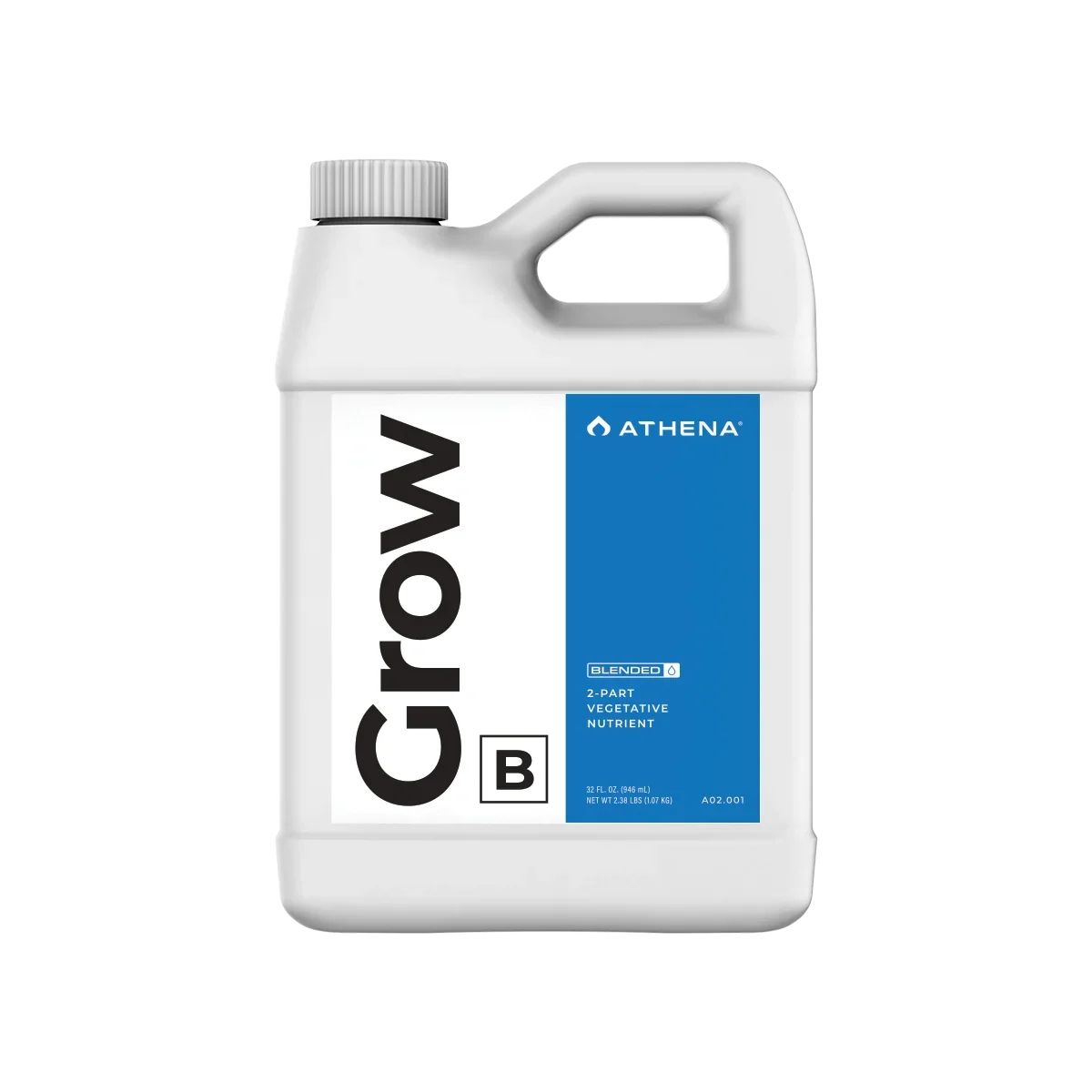 Athena Blended Line Grow A & B Athena Grow A & B is a simple and clean formula designed for the vegetative stage of growth