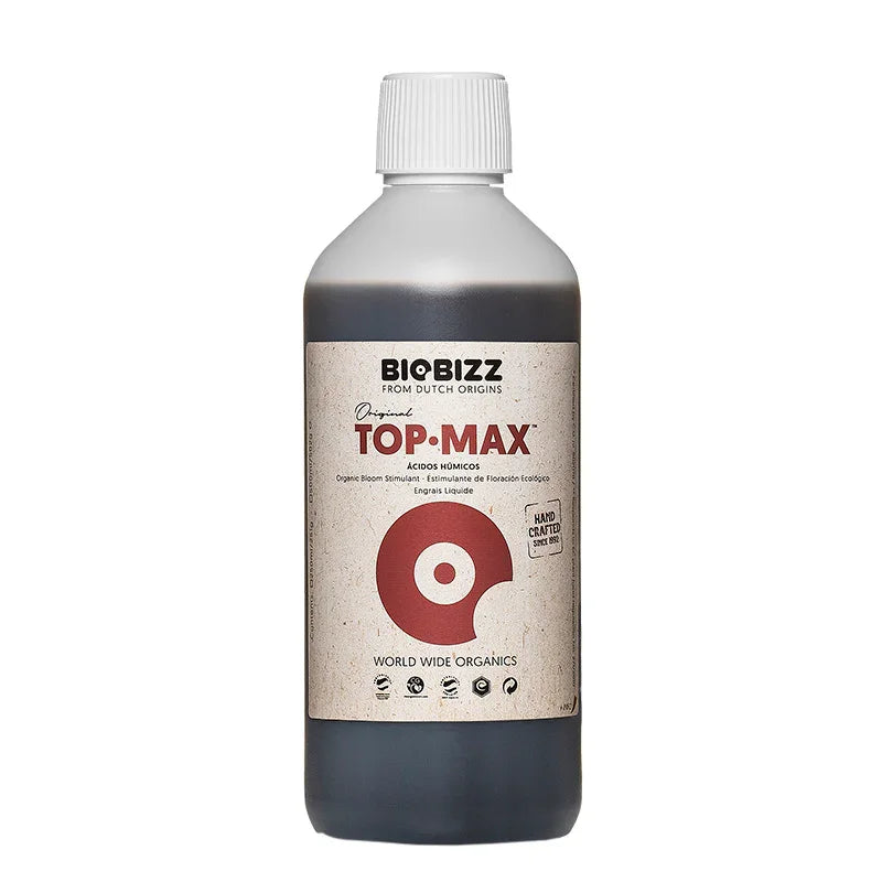 BioBizz Top-Max This 100% organic flowering strengthener contains ingredients that can help increase the actual size and