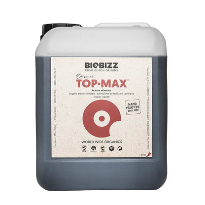 BioBizz Top-Max This 100% organic flowering strengthener contains ingredients that can help increase the actual size and