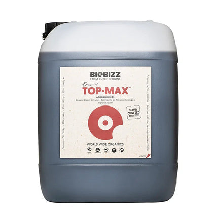 BioBizz Top-Max This 100% organic flowering strengthener contains ingredients that can help increase the actual size and