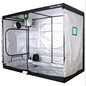 BudBox Pro grow tent with reflective interior on a white background