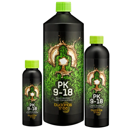 Buddha's Tree PK 9-18 Buddha's Tree PK 9-18 is a completely natural Potassium and Phosphorus additive, which you can use