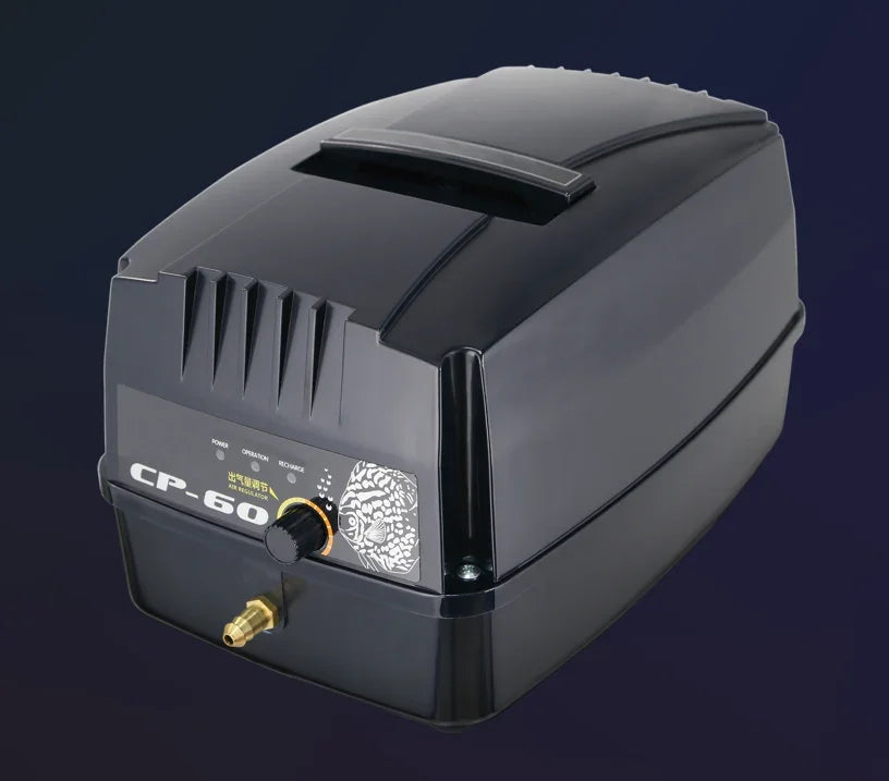 Charles Austen CP Series The CP series of air pumps are ideal for portable tanks and aquariums; they allow you to manually