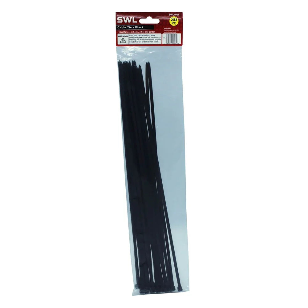 A pack of 30 cable ties (38 x 0.5cm) for securing cables, ducting , and plant supports around the grow room. A handy,