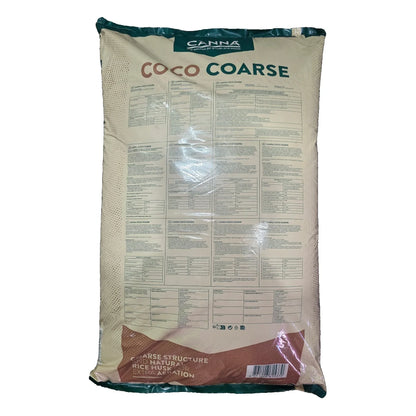 Canna Coco Coarse is a highly aerated peat-free coco substrate for fast-growing plants. It is a coco/rice husk alternative
