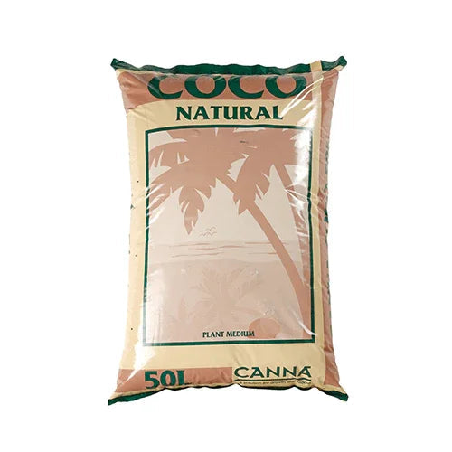Canna Coco Natural - 50L Canna Coco Natural is a famous grow media made from pure coco fibre. The product ensures a perfect