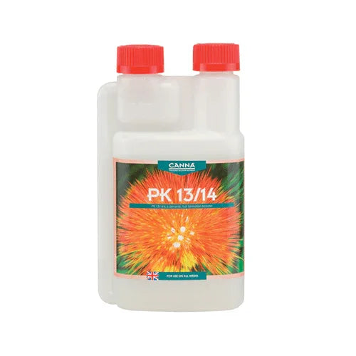 Canna PK 13/14 CANNA PK 13/14 is a top-quality additive, made for the blooming phase. The flowering booster comprises a mix