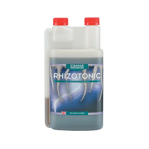 CANNA Rhizotonic is a strong, algae based, root stimulator. The product contains a variety of top-quality vitamins and it's