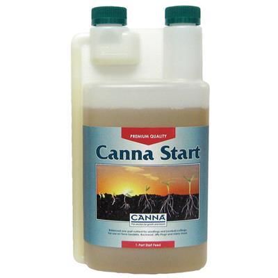 CANNA Start is a balanced one-part nutrient for seedlings and rooted cuttings. For use on ROOT!T Natural Rooting Sponges or