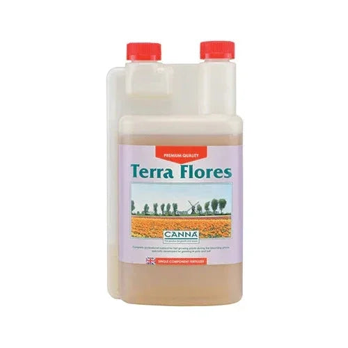 CANNA Terra Flores is a high-performance base nutrient made for the flowering stage. It's designed for growing plants in