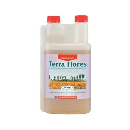 CANNA Terra Flores is a high-performance base nutrient made for the flowering stage. It's designed for growing plants in