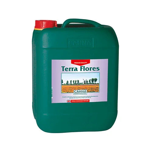 CANNA Terra Flores is a high-performance base nutrient made for the flowering stage. It's designed for growing plants in
