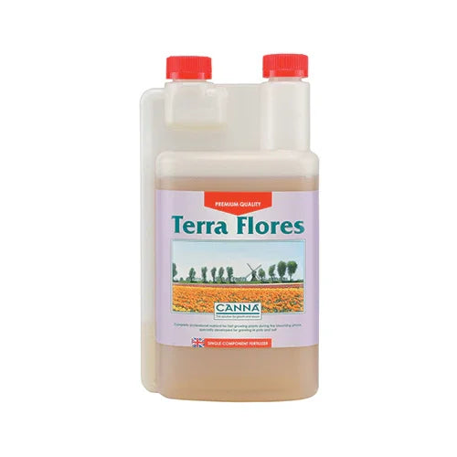 CANNA Terra Flores is a high-performance base nutrient made for the flowering stage. It's designed for growing plants in