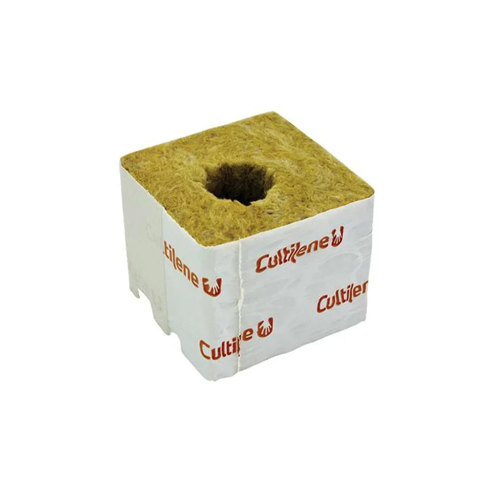 The Rockwool Cube with Large Hole is ideal for use with the larger Rockwool cubes or round Rockwool plugs. The cubes have an