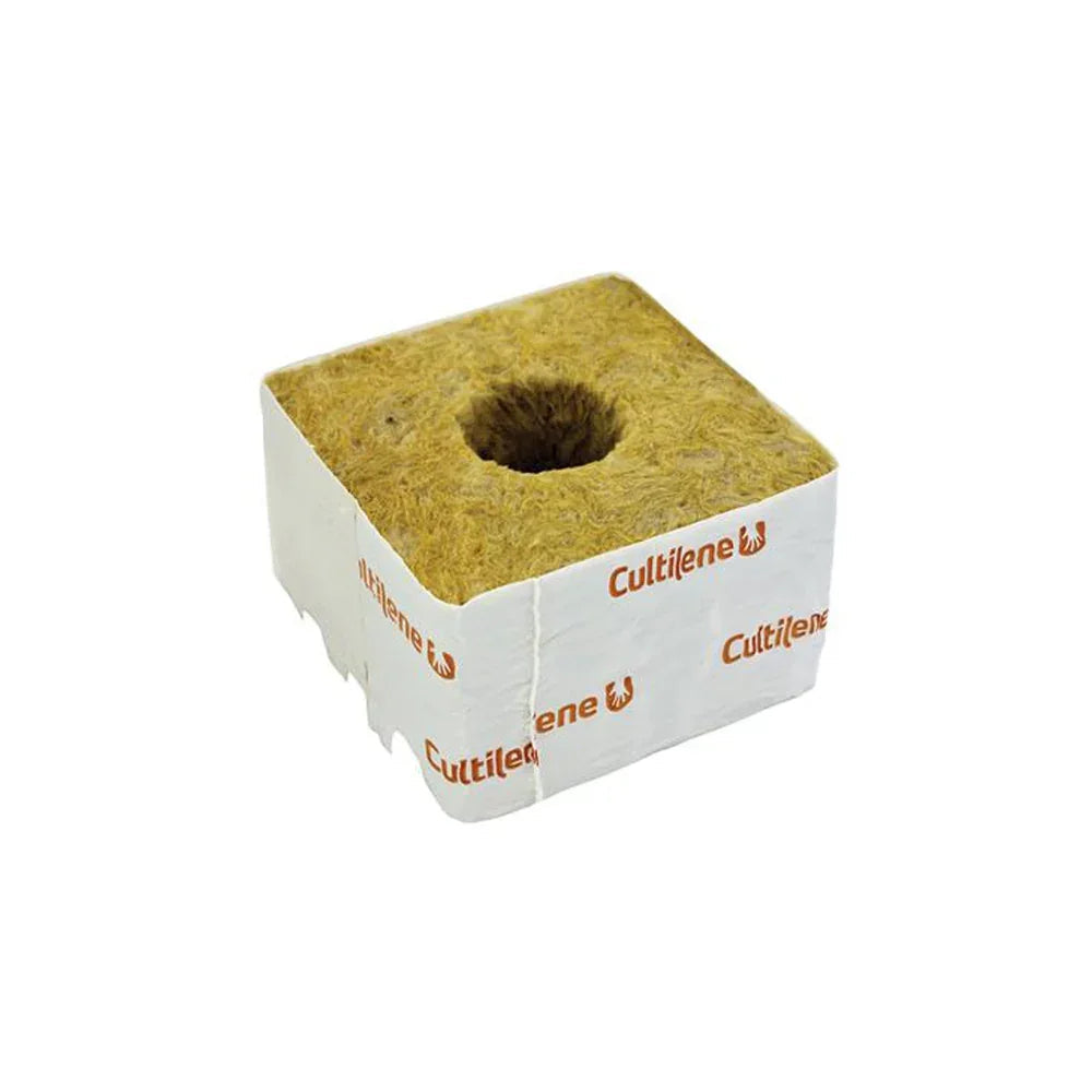The Rockwool Cube with Large Hole is ideal for use with the larger Rockwool cubes or round Rockwool plugs. The cubes have an
