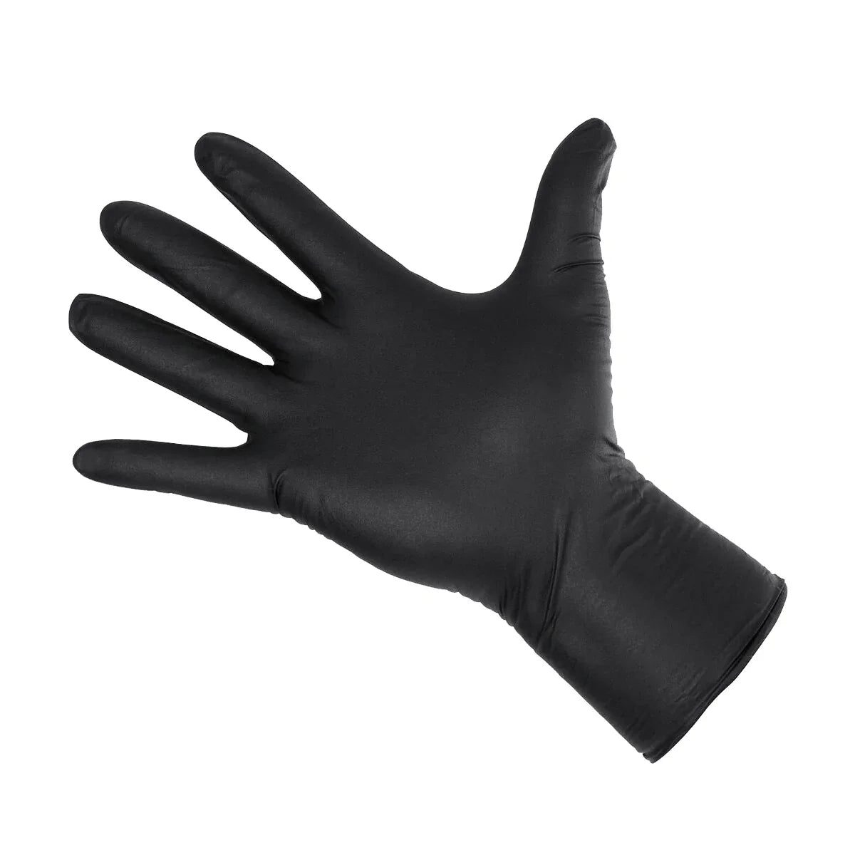 Disposable Nitrile Gloves (box of 100) Black Ideal for those with latex allergies who want a nitrile alternative at a great