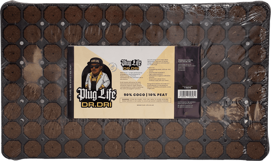 Plug Life Dr Dri 90% Coco & 10% Peat - Tray of 104 cells