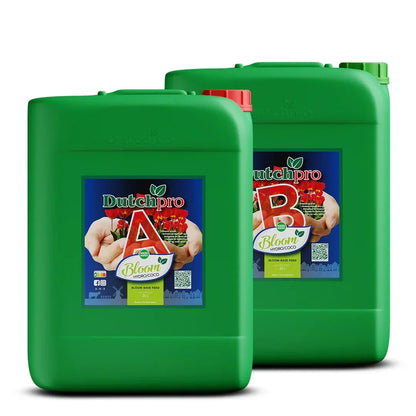 DutchPro Hydro/Coco Bloom A + B Hard Water Hydro/Coco base feeds for your most intense yield! Tailored specifically for