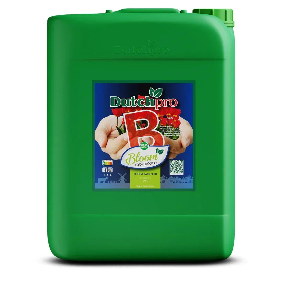 DutchPro Hydro/Coco Bloom A + B Hard Water Hydro/Coco base feeds for your most intense yield! Tailored specifically for