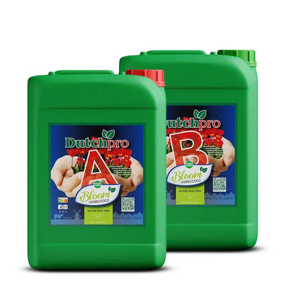 DutchPro Hydro/Coco Bloom A + B Hard Water Hydro/Coco base feeds for your most intense yield! Tailored specifically for