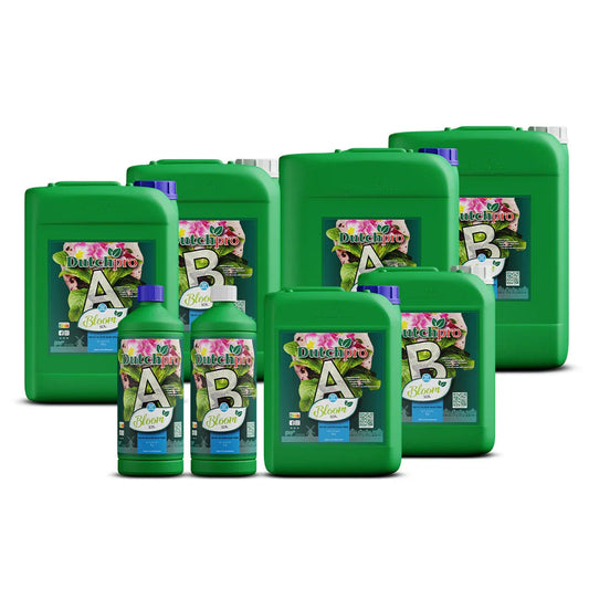 Hydro/Coco base feeds for your most intense yield! Tailored specifically for hydro/coco, our A+B Grow and Bloom Hydro/Coco