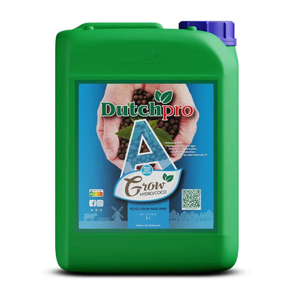 DutchPro Hydro/Coco Grow A + B Soft Water Hydro/Coco base feeds for your most intense yield! Tailored specifically for