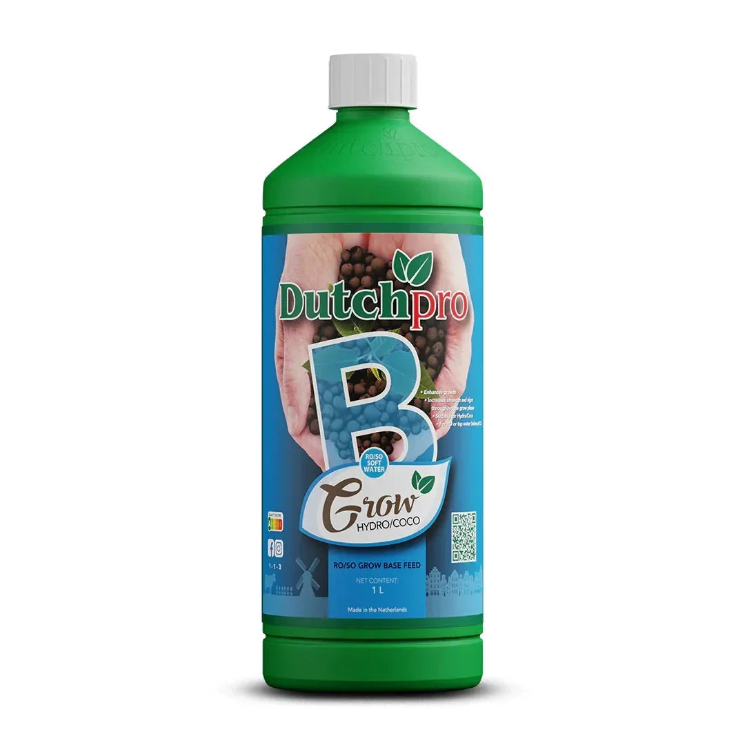 DutchPro Hydro/Coco Grow A + B Soft Water Hydro/Coco base feeds for your most intense yield! Tailored specifically for