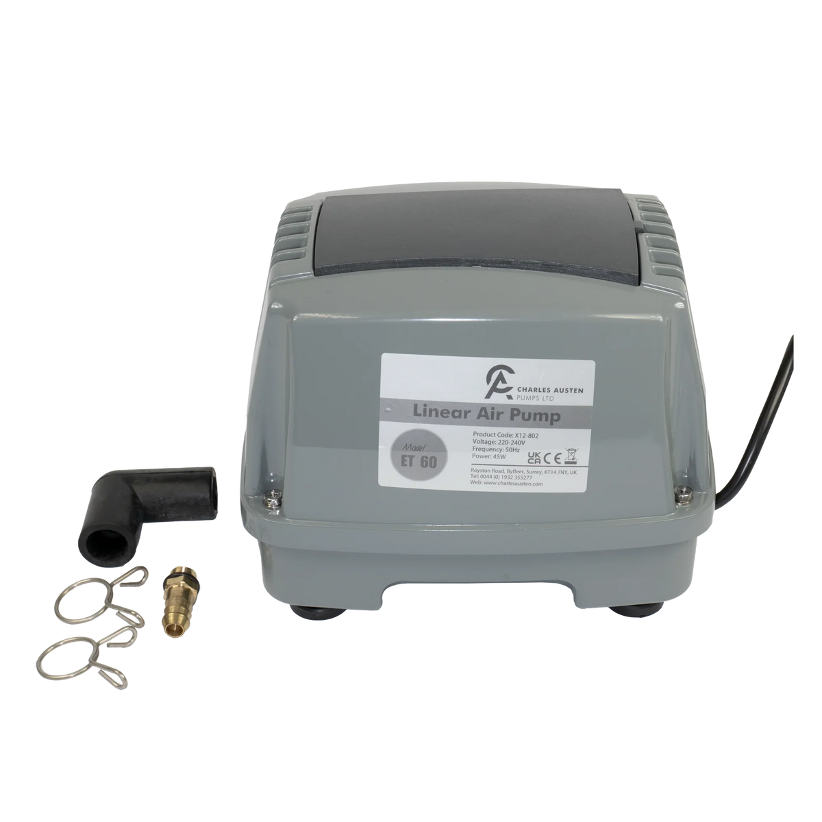 ET Air Pumps The ET series range of air pumps ensures that there is plenty of water movement in aquatic applications,