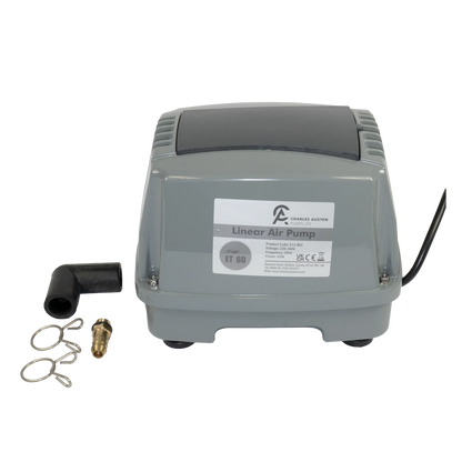 ET Air Pumps The ET series range of air pumps ensures that there is plenty of water movement in aquatic applications,