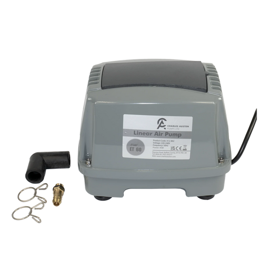 ET Air Pumps The ET series range of air pumps ensures that there is plenty of water movement in aquatic applications,