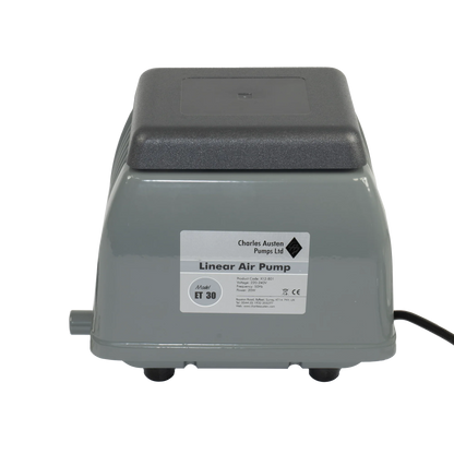 ET Air Pumps The ET series range of air pumps ensures that there is plenty of water movement in aquatic applications,