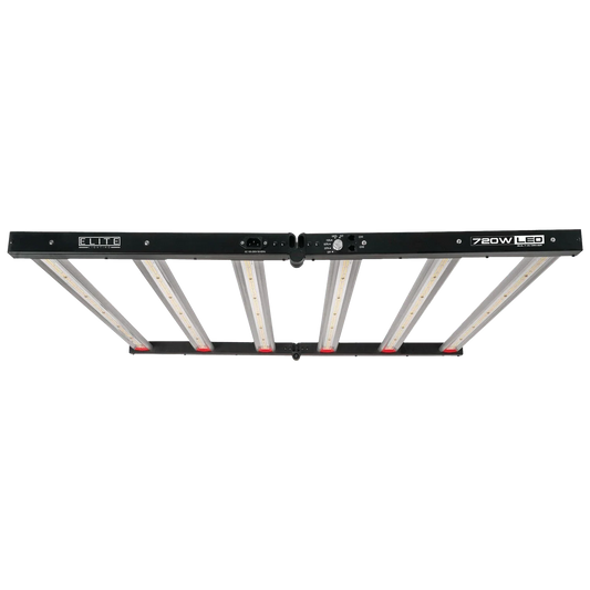 Elite 720w LED (Built in Driver) The Elite 720W LED delivers a powerful 1944 µmol/s output with an efficient 2.7 µmol/J