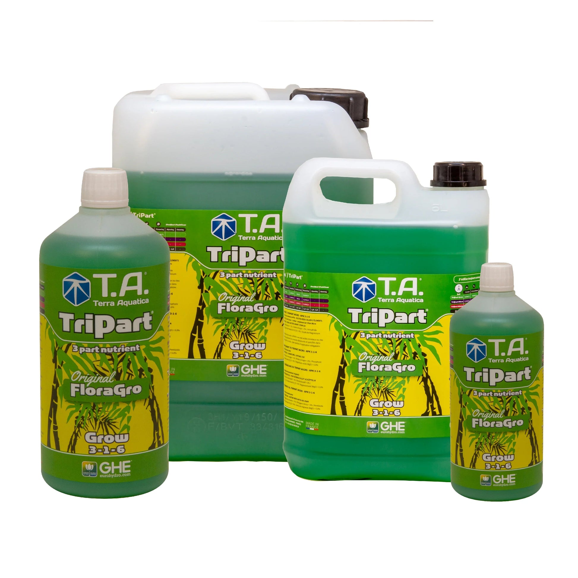 GHE Terra Aquatica TriPart Grow Boost plant vitality and accelerate vigorous vegetative growth with a premium,