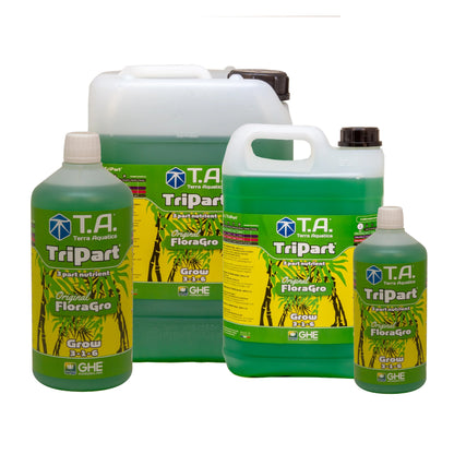 GHE Terra Aquatica TriPart Grow Boost plant vitality and accelerate vigorous vegetative growth with a premium,