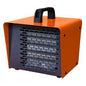 affordable 2KW compact Metal fan heater Power 2000 KW Dimensions 19.7 x 19.7 x 20.5CM Air Displacement - 120 m3/hr Heating