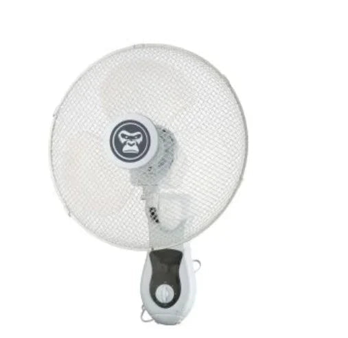 Gorilla Wall Fan 16" The 16" Gorilla Wall Fan provides reliable and consistent air circulation for grow rooms, greenhouses,