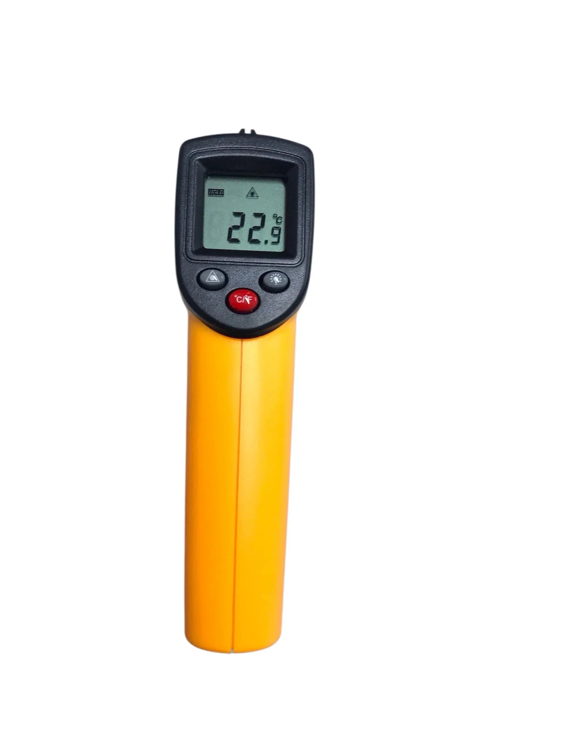 A laser thermometer for quick, non-contact surface temperature readings around your grow room, lights, and equipment — handy