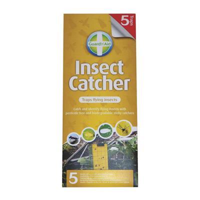 Catch and identify your pests with this pack of five double sided glue sheets used to monitor the presence of all flying