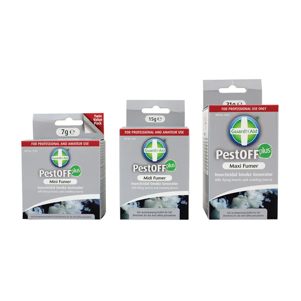 Garden N Aid - Pest off Maxi Fumer – Smoke Bomb Permethrin based smoke generators for use in controlling crawling and flying