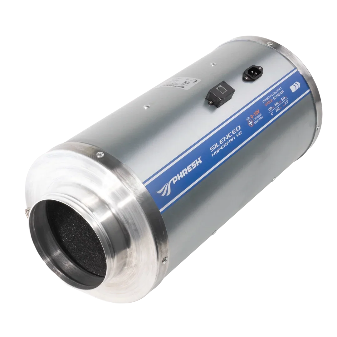 Phresh HyperFan V2 Silenced - (6inch) 150mm - DiscountHydro.com - 263.00 - Fans & Filters > Silencers, GAS (Global Air Supplies), Phresh HyperFan