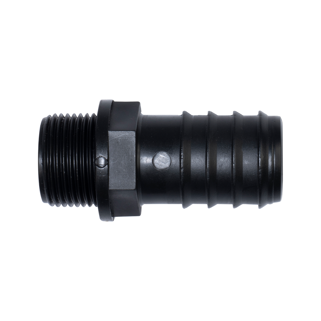 Barbed Hose Tail Connector - Male